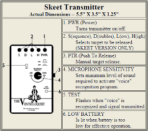 Skeet Transmitter Skeet Transmitter