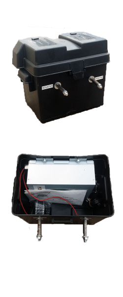 Encased 120V AC to 12V AC Inverter 